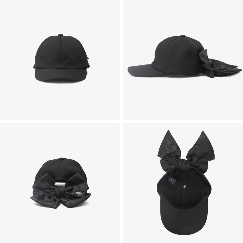 CA4LA キャップ レディース 帽子 カシラ ブランド 女性 可愛い おしゃれ ベースボールキャップ 6枚パネル リボン付き かわいい シンプル キャップ つば UVカット 紫外線対策 洗濯可 日本製 HILDA 4 TOZ00129