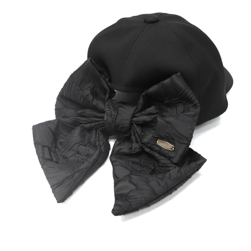 CA4LA キャップ レディース 帽子 カシラ ブランド 女性 可愛い おしゃれ ベースボールキャップ 6枚パネル リボン付き かわいい シンプル キャップ つば UVカット 紫外線対策 洗濯可 日本製 HILDA 4 TOZ00129