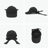 CA4LA キャップ レディース カシラ 帽子 日焼け 対策 UVカット リボン かわいい おしゃれ 浅め バックリボン べースボールキャップ 紫外線対策 日除け 夏 ガーリー ブランド 日本製 Main Collection LALA CAP S 2 TKU00473