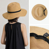 CA4LA ハット メンズ レディース カシラ 帽子 夏用 ペーパーブレード 折りたたみ 春夏 中折れハット 夏 ストローハット おしゃれ リボン 紐 カジュアル 爽やか 浴衣 軽い 軽量 ブランド Authentic TABIKAZE 6 ZKN02640