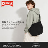 CAMPER ショルダーバッグ メンズ レディース ブランド 軽量 軽い カンペール 斜めがけバッグ おしゃれ ショルダー 肩掛け 大きめ 横型 大人 シンプル ナイロン 上品 きれいめ 黒 A4 Mouna モウナ 5287842