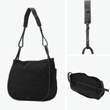 CAMPER ショルダーバッグ メンズ レディース ブランド 軽量 軽い カンペール 斜めがけバッグ おしゃれ ショルダー 肩掛け 大きめ 横型 大人 シンプル ナイロン 上品 きれいめ 黒 A4 Mouna モウナ 5287842