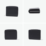 Commesmen wallet for men, bifold genuine leather, compact, COMME CA MEN brand zipper, leather, cowhide, coin purse, simple, stylish, wallet, bifold, bifold wallet, Prooche, round bifold wallet, WCM5612