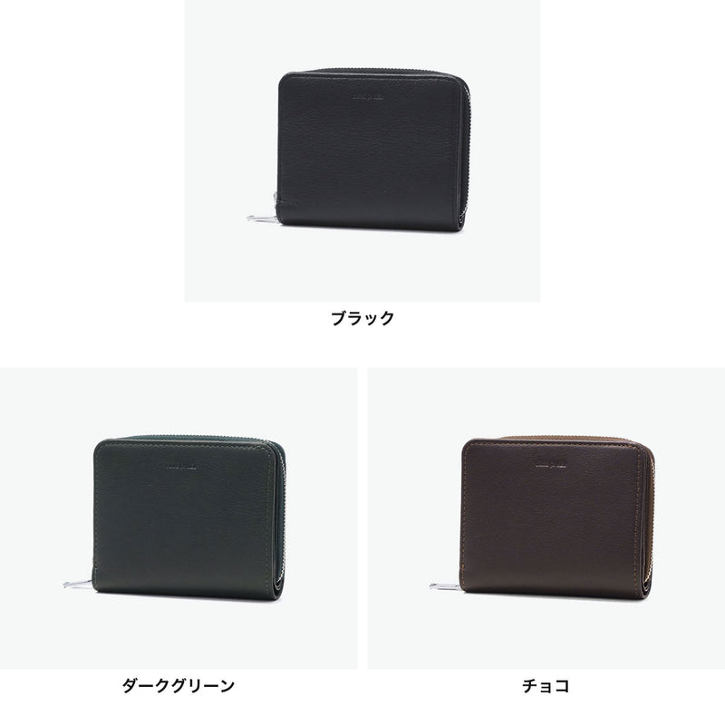 Commesmen wallet for men, bifold genuine leather, compact, COMME CA MEN brand zipper, leather, cowhide, coin purse, simple, stylish, wallet, bifold, bifold wallet, Prooche, round bifold wallet, WCM5612