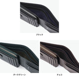 Commesmen wallet for men, bifold genuine leather, compact, COMME CA MEN brand zipper, leather, cowhide, coin purse, simple, stylish, wallet, bifold, bifold wallet, Prooche, round bifold wallet, WCM5612