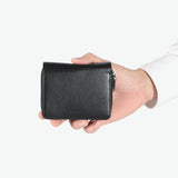 Commesmen wallet for men, bifold genuine leather, compact, COMME CA MEN brand zipper, leather, cowhide, coin purse, simple, stylish, wallet, bifold, bifold wallet, Prooche, round bifold wallet, WCM5612