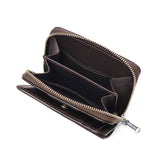Commesmen wallet for men, bifold genuine leather, compact, COMME CA MEN brand zipper, leather, cowhide, coin purse, simple, stylish, wallet, bifold, bifold wallet, Prooche, round bifold wallet, WCM5612