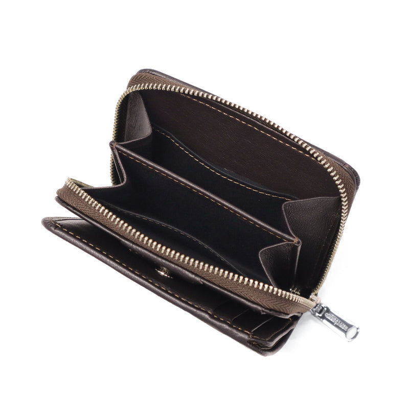 Commesmen wallet for men, bifold genuine leather, compact, COMME CA MEN brand zipper, leather, cowhide, coin purse, simple, stylish, wallet, bifold, bifold wallet, Prooche, round bifold wallet, WCM5612