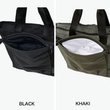 カクタ トートバッグ メンズ レディース 大きめ A4 B4 (CACT'A) 軽量 通勤 ブランド 2WAY トート バッグ ショルダー 大容量 持ち手 長め 軽い 横型 黒 斜めがけ ナイロン ROLLING BOTT TOTE BAG 1061