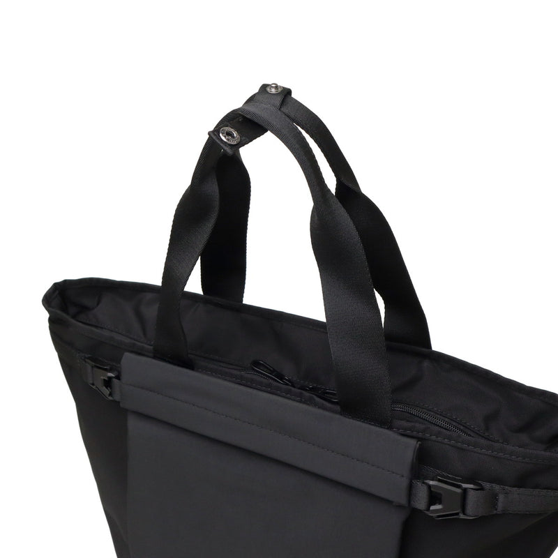 カクタ トートバッグ メンズ レディース 大きめ A4 B4 (CACT'A) 軽量 通勤 ブランド 2WAY トート バッグ ショルダー 大容量 持ち手 長め 軽い 横型 黒 斜めがけ ナイロン ROLLING BOTT TOTE BAG 1061