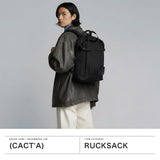 カクタ リュック メンズ レディース 大容量 (CACT'A) おしゃれ カジュアル 軽量 軽い 旅行 A4 B4 バックパック デイパック ナイロン ロールトップ PC 黒 ROLLING BOTT BACK PACK 1062