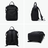 カクタ リュック メンズ レディース 大容量 (CACT'A) おしゃれ カジュアル 軽量 軽い 旅行 A4 B4 バックパック デイパック ナイロン ロールトップ PC 黒 ROLLING BOTT BACK PACK 1062