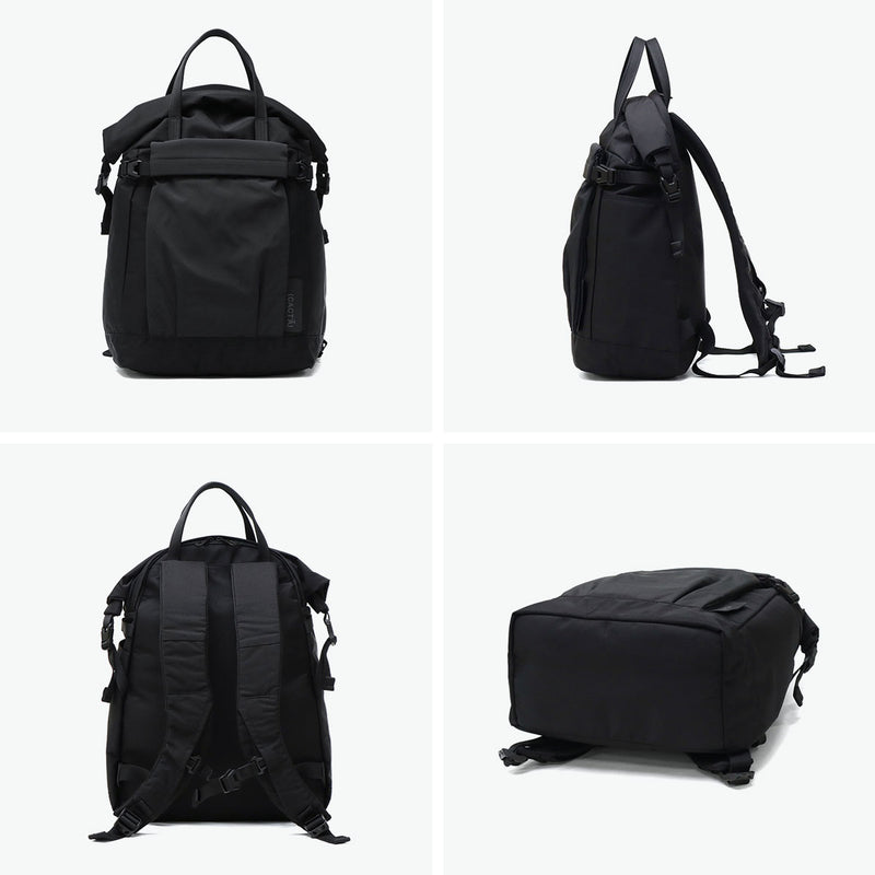 カクタ リュック メンズ レディース 大容量 (CACT'A) おしゃれ カジュアル 軽量 軽い 旅行 A4 B4 バックパック デイパック ナイロン ロールトップ PC 黒 ROLLING BOTT BACK PACK 1062