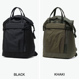 カクタ リュック メンズ レディース 大容量 (CACT'A) おしゃれ カジュアル 軽量 軽い 旅行 A4 B4 バックパック デイパック ナイロン ロールトップ PC 黒 ROLLING BOTT BACK PACK 1062