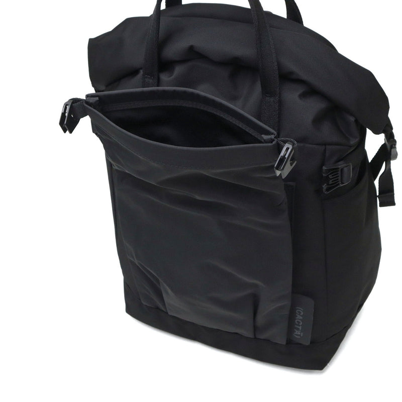 カクタ リュック メンズ レディース 大容量 (CACT'A) おしゃれ カジュアル 軽量 軽い 旅行 A4 B4 バックパック デイパック ナイロン ロールトップ PC 黒 ROLLING BOTT BACK PACK 1062