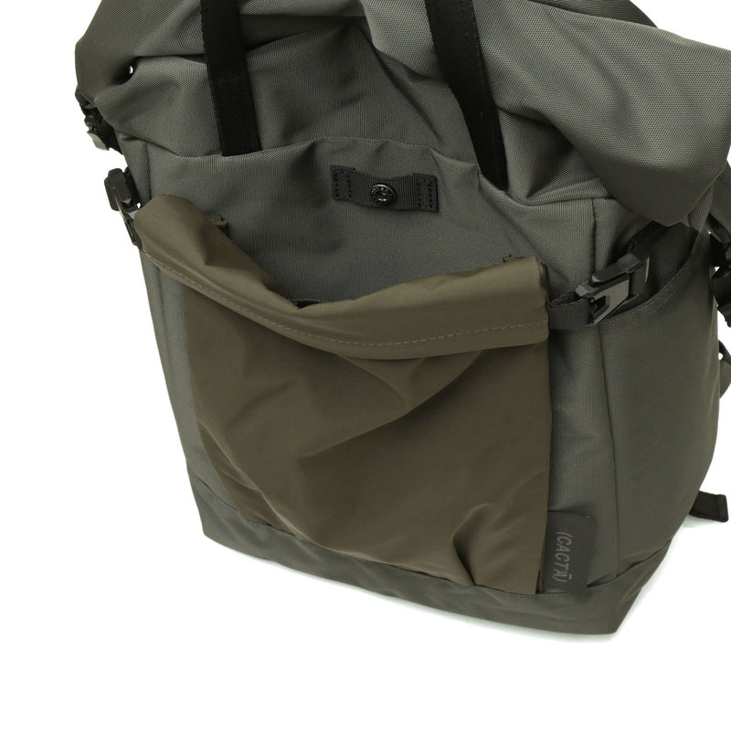 カクタ リュック メンズ レディース 大容量 (CACT'A) おしゃれ カジュアル 軽量 軽い 旅行 A4 B4 バックパック デイパック ナイロン ロールトップ PC 黒 ROLLING BOTT BACK PACK 1062