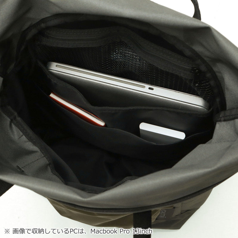 カクタ リュック メンズ レディース 大容量 (CACT'A) おしゃれ カジュアル 軽量 軽い 旅行 A4 B4 バックパック デイパック ナイロン ロールトップ PC 黒 ROLLING BOTT BACK PACK 1062