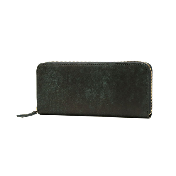 カクタ 長財布 メンズ レディース (CACT'A) 財布 大容量 本革 ラウンドファスナー ブランド 革 レザー ロングウォレット カード 小銭入れ 軽量 軽い おしゃれ グリーン 革財布 サイフ HABANA LONG WALLET 2045