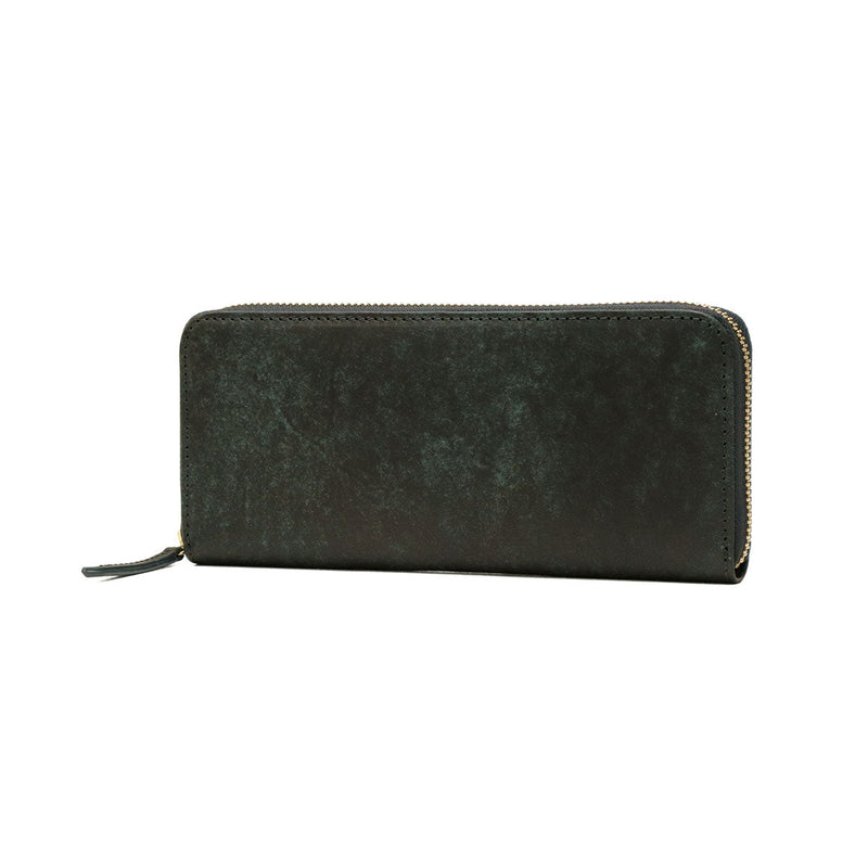 カクタ 長財布 メンズ レディース (CACT'A) 財布 大容量 本革 ラウンドファスナー ブランド 革 レザー ロングウォレット カード 小銭入れ 軽量 軽い おしゃれ グリーン 革財布 サイフ HABANA LONG WALLET 2045