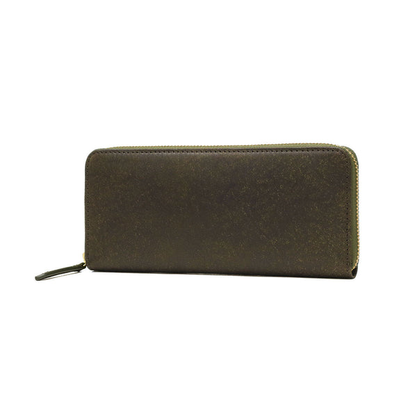 カクタ 長財布 メンズ レディース (CACT'A) 財布 大容量 本革 ラウンドファスナー ブランド 革 レザー ロングウォレット カード 小銭入れ 軽量 軽い おしゃれ グリーン 革財布 サイフ HABANA LONG WALLET 2045