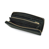 カクタ 長財布 メンズ レディース (CACT'A) 財布 大容量 本革 ラウンドファスナー ブランド 革 レザー ロングウォレット カード 小銭入れ 軽量 軽い おしゃれ グリーン 革財布 サイフ HABANA LONG WALLET 2045