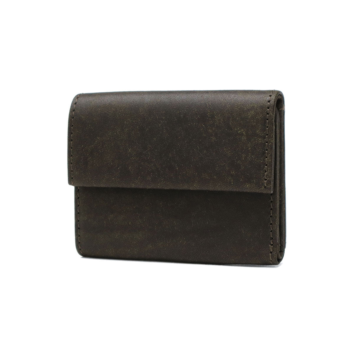 CALEE3つ折り財布❗️美品❗️ BAMBI さとり ナチュラル 松阪牛革 三折財布 HCK34 (松阪牛 牛革 三