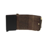 カクタ 三つ折り財布 メンズ レディース (CACT'A) 財布 ブランド 本革 三つ折り 革 レザー 小銭入れ スキミング防止 カードプロテクター ミニ財布 コンパクト 小さい おしゃれ HABANA PAYMENT HUNTER WALLET 2051