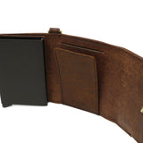 カクタ 三つ折り財布 メンズ レディース (CACT'A) 財布 ブランド 本革 三つ折り 革 レザー 小銭入れ スキミング防止 カードプロテクター ミニ財布 コンパクト 小さい おしゃれ HABANA PAYMENT HUNTER WALLET 2051