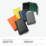 カクタ 三つ折り財布 財布 メンズ レディース 革 (CACT'A) ブランド コンパクト 本革 牛革 レザー 三つ折り RFID おしゃれ スライド ミニ財布 ミニ 小銭入れ スキミング防止 FIMAT PAYMENT HUNTER WALLET 2040