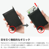 カクタ 三つ折り財布 財布 メンズ レディース 革 (CACT'A) ブランド コンパクト 本革 牛革 レザー 三つ折り RFID おしゃれ スライド ミニ財布 ミニ 小銭入れ スキミング防止 FIMAT PAYMENT HUNTER WALLET 2040