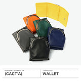 カクタ 三つ折り財布 財布 メンズ レディース 革 (CACT'A) ブランド コンパクト 本革 牛革 レザー 三つ折り おしゃれ 口金 がま口 ミニ財布 小銭入れ コンパクト財布 がま口小銭入れ FIMAT COLLAPSE GAMA 2053