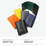カクタ 三つ折り財布 財布 メンズ レディース 革 (CACT'A) ブランド コンパクト 本革 牛革 レザー 三つ折り RFID おしゃれ バネ口 ミニ財布 小銭入れ スキミング防止 FIMAT PAYMENT HUNTER WALLET-PUT IN 2054