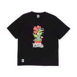 【日本正規品】 チャムス Tシャツ メンズ レディース 半袖 ブランド CHUMS トップス プリント 綿 100％ アウトドア 白 虫よけ加工 ブラック ANTI－BUG アンチバグウォーターインザフラワーズTシャツ CH01-2509