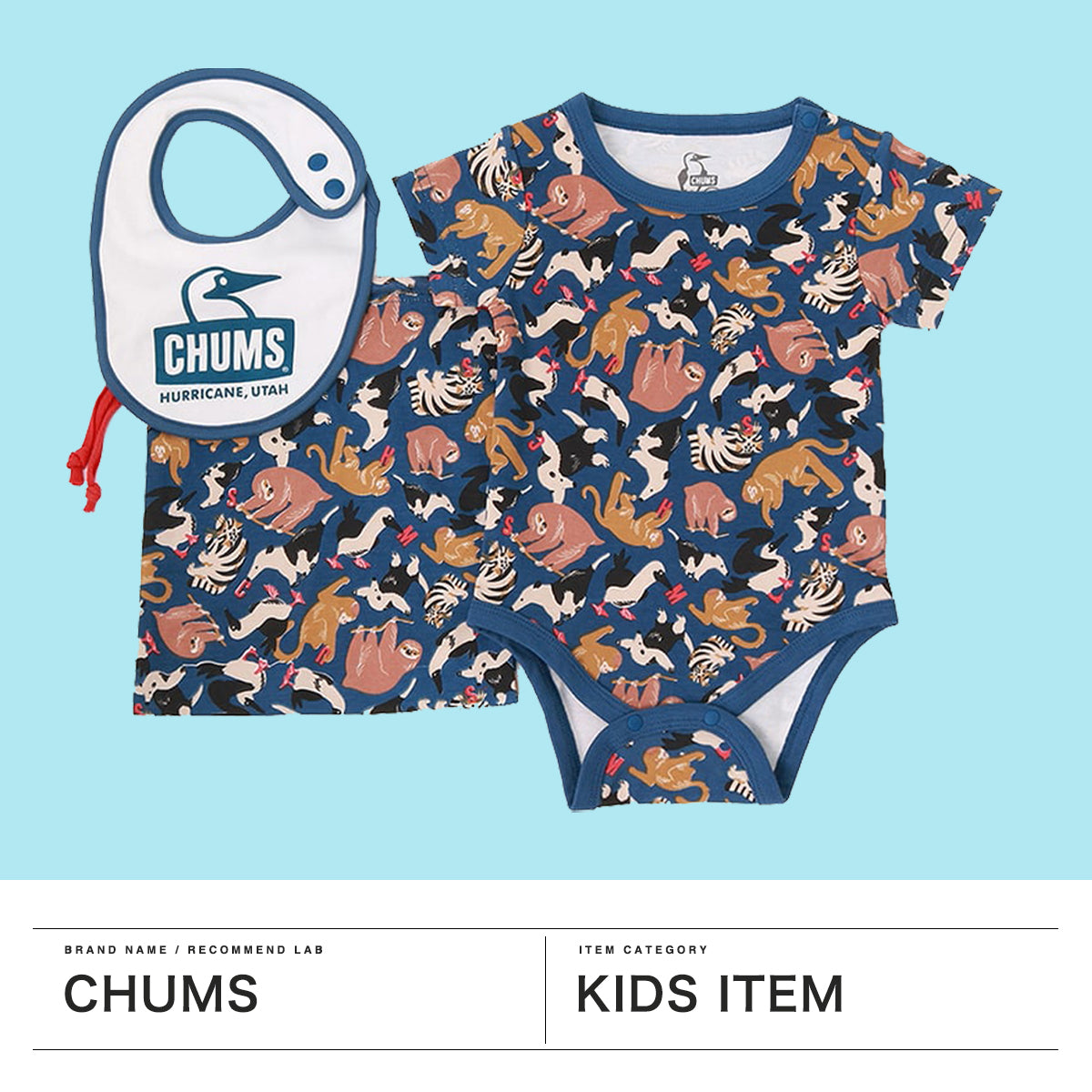 日本正規品】 チャムス ロンパース セット 男の子 女の子 夏 春 CHUMS