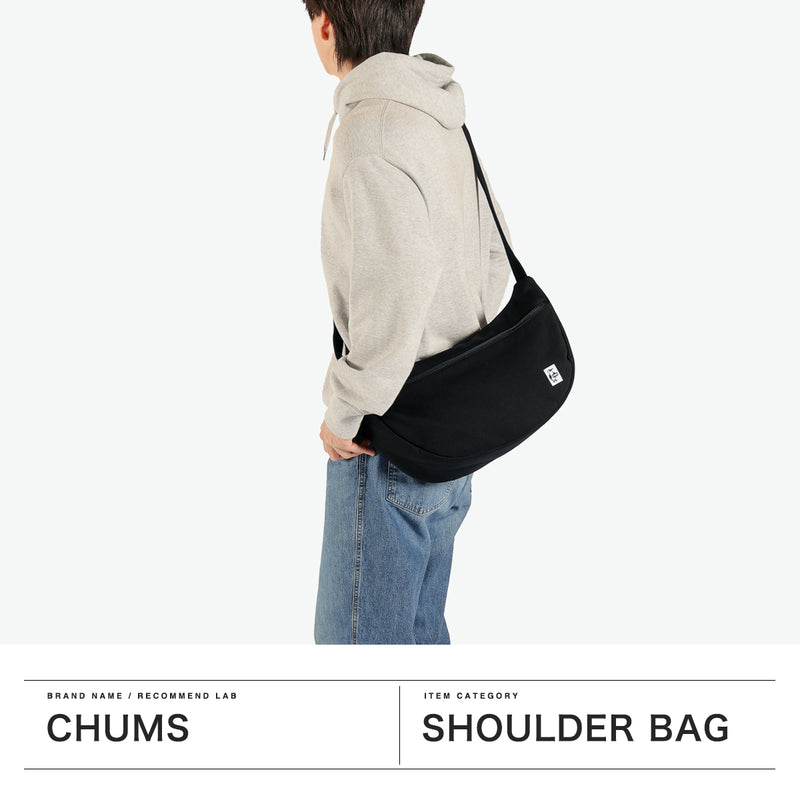 【日本正規品】 チャムス ショルダーバッグ 斜めがけ メンズ レディース ブランド 軽量 軽い CHUMS バッグ おしゃれ 撥水 ラウンド型 カジュアル 斜め掛け ショルダー 12L B5 バナナショルダーバッグスウェット CH60-3937