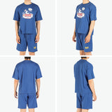 【日本正規品】 チャムス ルームウェア メンズ レディース パンツ セットアップ CHUMS Tシャツ ショートパンツ 春夏 夏 上下 半袖 かわいい ハーフパンツ 巾着 3点セット CHUMS HOME Chillax Wear Set CH01-2551