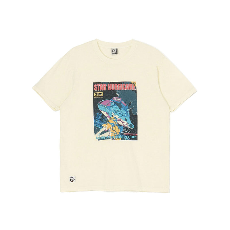 【日本正規品】 チャムス Tシャツ メンズ レディース ブランド CHUMS 半袖 綿 綿100％ プリント かわいい かっこいい カジュアル グラフィックTシャツ チャムススターハリケーンTシャツ CH01-2529