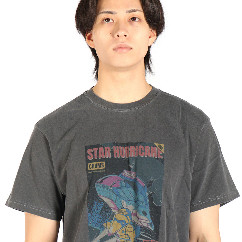 【日本正規品】 チャムス Tシャツ メンズ レディース ブランド CHUMS 半袖 綿 綿100％ プリント かわいい かっこいい カジュアル グラフィックTシャツ チャムススターハリケーンTシャツ CH01-2529
