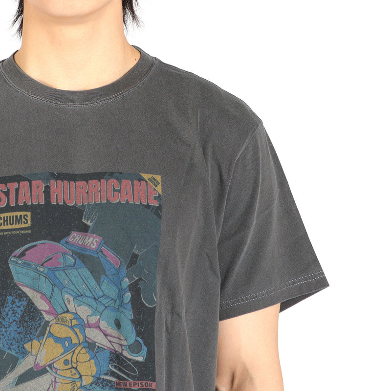 【日本正規品】 チャムス Tシャツ メンズ レディース ブランド CHUMS 半袖 綿 綿100％ プリント かわいい かっこいい カジュアル グラフィックTシャツ チャムススターハリケーンTシャツ CH01-2529