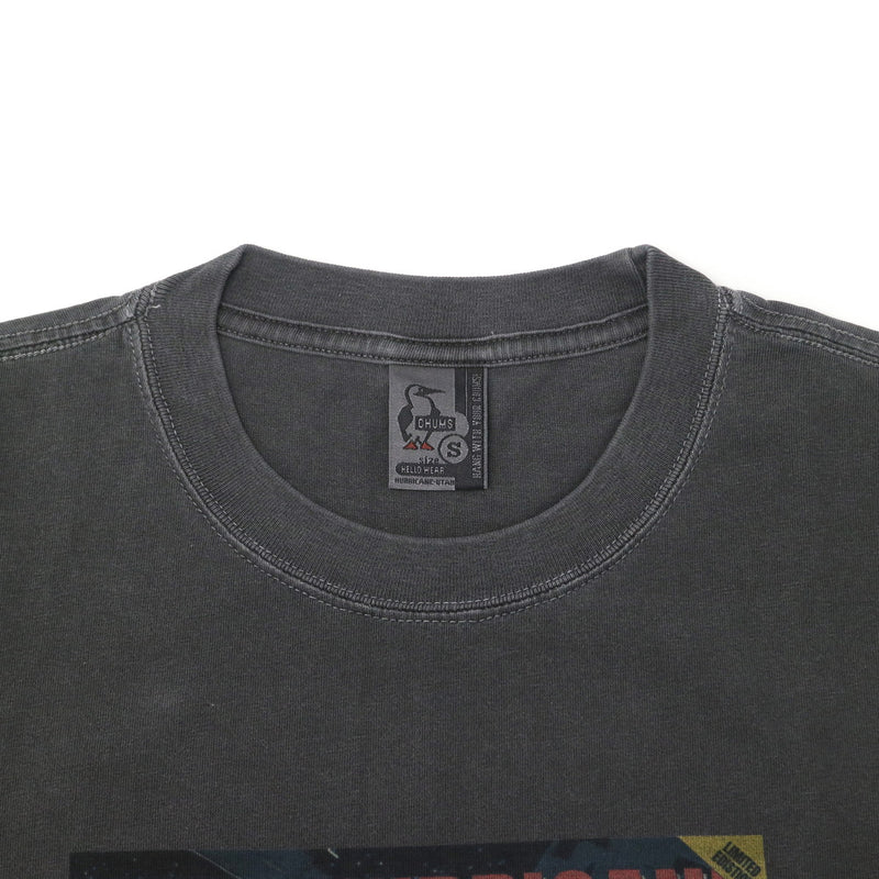 【日本正規品】 チャムス Tシャツ メンズ レディース ブランド CHUMS 半袖 綿 綿100％ プリント かわいい かっこいい カジュアル グラフィックTシャツ チャムススターハリケーンTシャツ CH01-2529