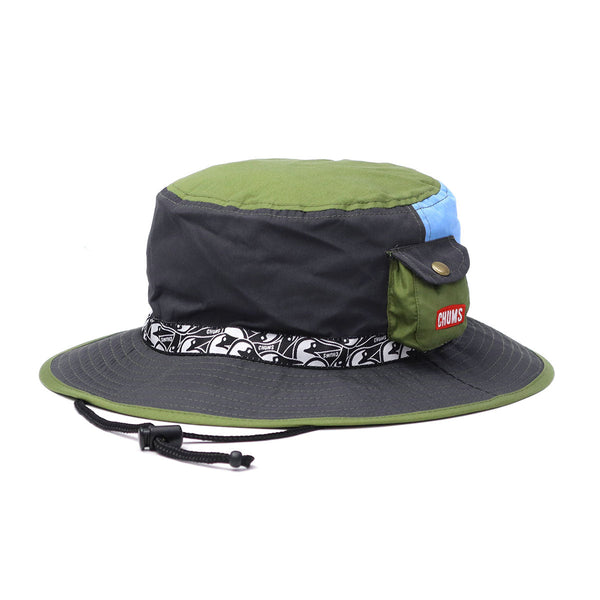 [Produk Jepun Tulen] Chums Hat Lelaki Lelaki Jenama Wanita Chums Hat Mesh UV Perlindungan Sun Perlindungan Bergaya Cute Festival Stringed One Size Tyrolean Tape Festival Hat CH05-1432