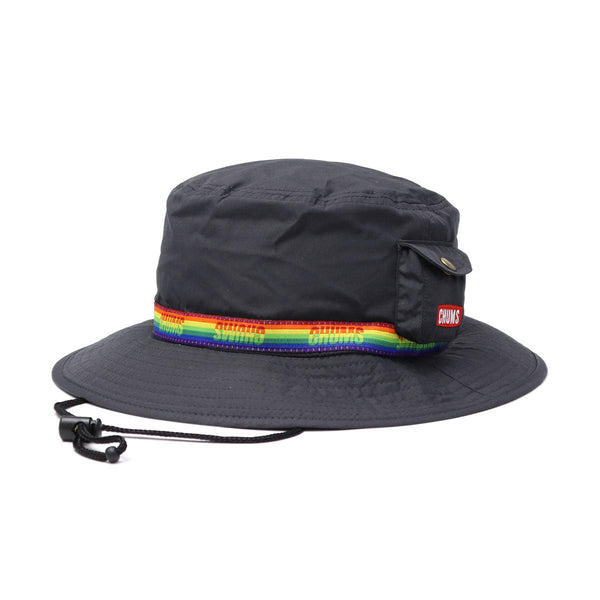 [Produk Jepun Tulen] Chums Hat Lelaki Lelaki Jenama Wanita Chums Hat Mesh UV Perlindungan Sun Perlindungan Bergaya Cute Festival Stringed One Size Tyrolean Tape Festival Hat CH05-1432