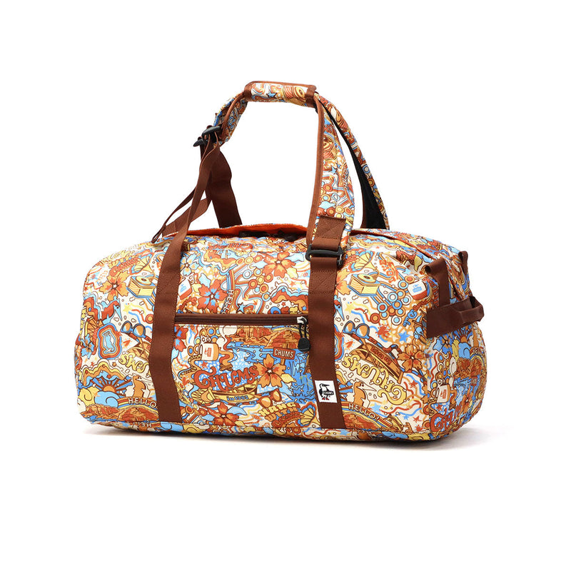 [Genuine Japanese Product] Chums Boston Bag Men's Women's Large Capacity School Trip Travel Brand Lightweight Light CHUMS Boston Bag Backpack Large 2WAY RECYCLE BAG Recycled Chums 2-way Boston Bag CH60-3967