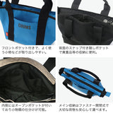 【日本正規品】 チャムス トートバッグ メンズ レディース ファスナー付き 小さめ CHUMS ブランド カジュアル 軽量 軽い ミニトート かわいい コンパクト A5 6L リサイクルチャムスミニトートバッグ CH60-3922