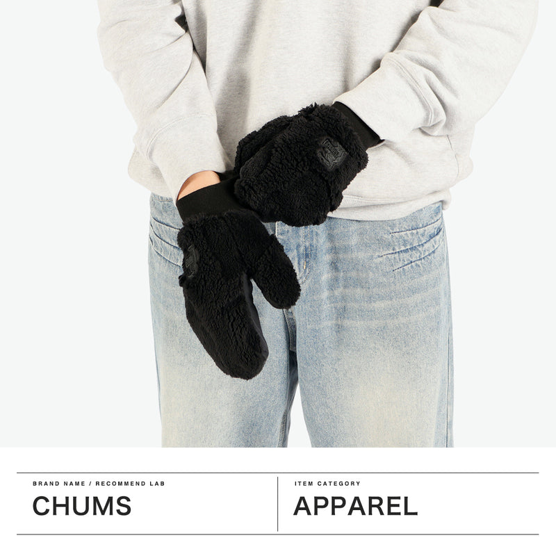 【日本正規品】 チャムス 手袋 メンズ レディース 防寒 ミトン CHUMS ブランド 暖かい おしゃれ 冬 プレゼント フリース もこもこ ボア ふわふわ かわいい BOOBY ELMO ブービーエルモミトン CH09-1362