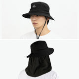 【日本正規品】 チャムス ハット メンズ レディース 紐付き UV CHUMS 夏 夏用 春夏 つば広 オシャレ 帽子 日除け 日よけ付き 首元 アウトドア メッシュ 撥水 吸水速乾 サンシェードハット CH05-1471