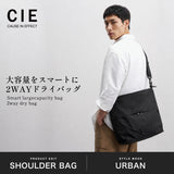 CIE ショルダーバッグ メンズ レディース 大容量 大きめ 斜めがけバッグ ナイロン A4 B4 シー バッグ ブランド 斜めがけ おしゃれ 大人 2WAY 手持ち 弱撥水 防水 33L 日本製 FLOW DRY SHOULDER BAG - L 022105