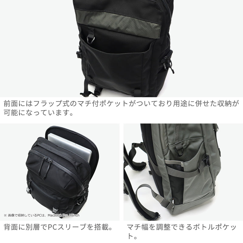 CIE リュック メンズ レディース 大容量 シー バックパック バッグ かっこいい おしゃれ 大人 デイパック 高級感 撥水ファスナー PC収納 通勤 通学 B4 18L 15inch ABLE BACKPACK -01 202400