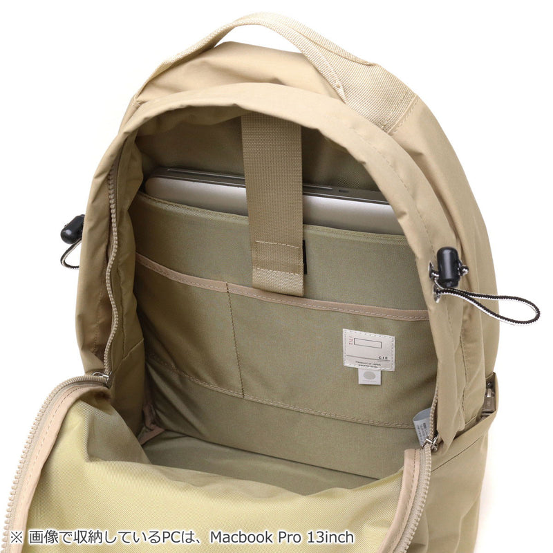 CIE リュック メンズ レディース 通勤 通学 おしゃれ シー バッグ バックパック 軽量 軽い 小さめ A4 カジュアル 20L リュックサック 日本製 PC ノートPC 13インチ 旅行 大人 アウトドア TENDER DAYPACK 042500