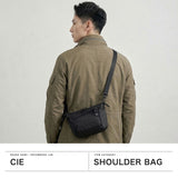 CIE ショルダーバッグ メンズ レディース 斜めがけバッグ ブランド シー バッグ ショルダー 防水 斜めがけ 小さめ 軽量 日本製 男性 女性 弱撥水 丈夫 スリム 1.5L FLOW FLAT SHOULDER(S) 022109
